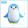 Estante de Almacenamiento de Pingüino de Dibujos Animados Organizador de Herramientas de Maquillaje Dormitorio Baño Almacenamiento de Cepillos de Dientes Mesita de Noche Teléfono Móvil Montado en la Pared