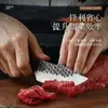 Faca Forjada, Faca Multiuso, Faca para Carne com Pegador Manual, Faca para Matar Peixe, Faca de Exterior, Faca para Carne com Cabo de Madeira, Faca Reta Pequena Espessada