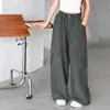 Pantalones Finos Transpirables para Niñas Verano 2026 Nuevo Estilo Pantalones Curvos Elegantes para Niñas Mayores Pantalones Cargo