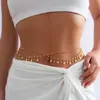 Europeu e Americano Cross-border Joias Biquíni strass Cadeia Cintura Multi-camada Body Chain Borboleta Metal Tassel Cintura Corrente Mulheres