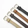 Moda Nuevo Cinturón de PU Transfronterizo para Mujer, Decorativo y Versátil con Faldas, Delgado y Versátil con Hebilla de Pin Simple y Versátil Cinturón de Denim para Mujer