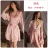 Lindo Sexy Camisola de Cetim com Bolinhas, Decote em V Profundo franzida, com Bojo, Costas Nuas Sedutoras, Roupão de Dormir, Roupa de Casa 6225