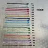 Cadena de Perlas de 2.4 mm en Stock del Fabricante, Cadena de Perlas Plateadas, Cadena para Etiquetas, Cadena Colgante, Cadena de Perlas, Cadena de Perlas Ondulada, Cadena de Perlas de Colores
