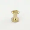 Tornillos para Cinturón M4, Tornillos Curvos para Cinturón, Remaches Amarillos, Accesorios para Reparación de Cinturones DIY, Sujetadores