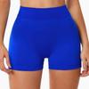 Atrévete a mostrar el vientre contraído, pantalones cortos de yoga de cintura alta sin costuras, pantalones cortos deportivos ajustados para correr, pantalones de fitness de verano para levantar la cadera 7137