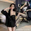 Ropa interior sexy nueva Bai Ling gasa transparente tentación cama de novio pasión cadena sexy forro