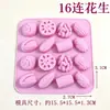 Moldes de silicone DIY em formato de faca, garfo, abelha, hambúrguer, frutas e amendoim para bolos de fondant, chocolate e velas aromáticas