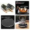 Estufa Eléctrica de Cerámica de Aleación de Gama Alta 1300W Aislamiento Térmico Doméstico Mini Estufa Ultradelgada Cafetera Automática para Té