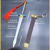 Artesanía de Metal Mini Arma Fría Antigua 22cm Espada Da Drumlong Vaina Modelo de Arma Micro Arma Caja Sorpresa