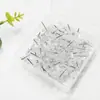100 Pines en Caja Forma de I Pin de Cabeza Grande Arte para Uñas Hogar Clavo de Corcho Mensaje para el Maestro Chincheta