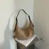 Bolso Cruzado Casual Retro de Moda Transfronterizo para Mujer 2026 Nuevo de Gran Capacidad Tipo Bollo Simple de Hombro Único Bajo el Brazo
