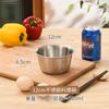 Cuenco de acero inoxidable 304 Deyatai para cocinar con báscula, cuenco para cocinar fideos y huevos, cuenco para hornear, cuenco para cocinar ensaladas, cuenco para arroz