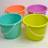 Cubo de agua de plástico para uso doméstico, engrosado, redondo, multifuncional, con asa, adecuado para lavandería, lavabo de dormitorio estudiantil y almacenamiento de agua