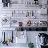 Accesorios para Tablero Perforado Doméstico sin Taladro para Dormitorio Cocina Baño Estante de Almacenamiento de Pared Entrada Divisor