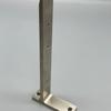 Acessórios Universais para Cortina de Parede Lateral de Parede Única, Suporte de Parede de Instalação em Forma de L de Camada Única/Dupla, Liga de Alumínio, Não Requer Furação