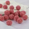 Bolas de Hilo de Poliéster de 15/20 mm Accesorios para Manualidades Colgantes de Pompones Decoración Accesorios para Ropa Bolas Redondas Materiales para Pompones