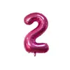 Globos de Aluminio con Números Grandes Versión Americana de 40 pulgadas para Decoración de Fiesta de Cumpleaños Globos de Aluminio con Números