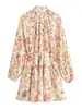Vestido de Praia Boho com Estampa de Viscose 8936