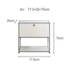 Móvel Modular Combinado Usm Armazenamento de Luxo Leve Aparador de Aço Inoxidável Armazenamento Gabinete de TV Gabinete de Sapatos Estilo Ins Armário Lateral de Armazenamento