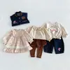 Linda Camisa Bordada para Niñas 2026 Nueva Otoño Camisa para Bebé Niña Chaqueta Infantil que No se Desvanece zqy6294