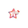 Pinza de presión para el pelo con diseño de estrellas de dibujos animados de colores para niñas pequeñas, Pinza creativa de estrella dulce Sanrio, Pinza de presión para el pelo