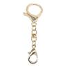 Llavero Giratorio de Aleación Personalizado con Cierre de Langosta, Colgante para Bolso de Joyería, Doble Hebilla DIY, Accesorios Hechos a Mano