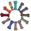 Paracord 550 de Siete Hilos Estándar Militar 31.1m Pies 4mm Pulsera Trenzada para Exteriores Cuerda de Seguridad 200 Colores