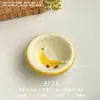 Dropshipping disponível: Pratinho adorável, um pratinho para condimentos particularmente bonito com decoração sob esmalte, prato de molho de cerâmica, pratinho de ketchup, requintado