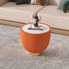Mesa de té redonda de lujo moderna y sencilla para apartamento pequeño, mesa de té redonda de tamaño balcón, mesa de té combinada, mesa de té para sala de estar y hogar
