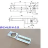 Soporte Deslizante de Aleación de Aluminio Fijación Manual Mecánica para Fijación de Tuberías de Acero con Conexión Universal Bloque Deslizante 40/70/110