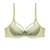 Ropa Interior Sexy Europea y Americana Transfronteriza para Mujeres con Busto Grande, Sostén Push-Up, Sostén Delgado Transpirable de Lujuria Pura