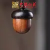 Pingente de Corrente para Celular Sapo de Madeira Arco-Íris Yiming Xianyuan Sandália Criativa de Sândalo Animal Desenho Animado Sapo Ornamento