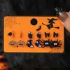 Venta Caliente Transfronteriza Europea y Americana Combinación de Pendientes de Halloween Dibujos Animados Divertidos Cabeza de Calabaza Fantasma Murciélago Elemento Set de Pendientes