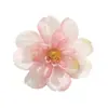 Cabeza de flor de cosmos artificial grande de 11 cm, material para manualidades DIY, para accesorios para el cabello, adornos de ropa, paredes de flores de boda y flores artificiales