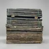 Traviesas de madera dura para ferrocarril usadas, alta densidad, resistentes al desgaste, base de alta resistencia, no se rompen fácilmente, soporte mecánico, anticorrosión, traviesas viejas