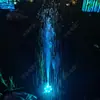 Yiwu Sunliang Eletrodomésticos Nova Luz de Fonte Solar Fonte Suspensa Externa Chuveiro Ponto para Piscina de Flores no Pátio