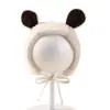 Bonito y Súper Adorable Sombrero de Peluche para Otoño e Invierno, Cálido y Versátil Sombrero Lei Feng de Forro Polar para Bebé con Protección para las Orejas