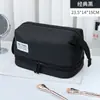 Neceser Doble Capa Impermeable para Hombre, Bolsa de Almacenamiento para Viajes de Negocios, Neceser con Separación Seco y Húmedo, Bolsa para Guardar Cepillo de Dientes y Toalla