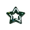 Pintura Acrílica Puntos de Colores Estrella de Cinco Puntas Cuentas Sueltas Joyería Llavero Cadena para Teléfono Móvil Accesorios Colgante Venta al por Mayor