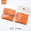 Bolsa para Joyería Piel PU Joyería Bolsa para Joyería Bolsas con Broches Bolsillo para Collares Anillo Cabezal de Joyería Bolsa de Almacenamiento para Cambio