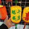 Cubierta de Linterna Roja Tejida de Bambú, Linterna Portátil Festiva de Año Nuevo, Linterna Brillante del Zodiaco, Linterna Antigua de Palacio Estilo Chino, Linterna de Melón de Invierno