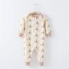 Wrap para Bebê Recém-Nascido Roupas para Peidar Roupas de Primavera e Outono para Bebê Macacão Infantil de Manga Comprida Chapéus Roupas de Monge Roupas para Escalar