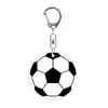 Llavero Colgante de Acrílico de Pelota Deportiva Fútbol Baloncesto Béisbol Voleibol Tenis Joyería de Llavero de Acrílico