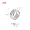 Anillo de dedal de costura con palabra Fu de Amazon, herramienta de costura para el hogar, dedal de cobre, dedal de punto de cruz, venta al por mayor