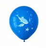 Globos Tema Océano Amazon 12 pulgadas Globos Decoración Fiesta Oceánica Globos Tiburón Ballena Globos Fiesta de Cumpleaños