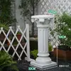 Adornos Creativos de Columna Romana Patio Jardín Entrada de Casa Decoración del Hogar Boda Camino Base de Escultura Retro
