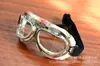 Gafas deportivas para exteriores, gafas a prueba de viento y polvo para motocicleta, gafas anguladas de cobre para casco Harley