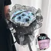 Regalo de San Valentín, Ramo de Cumpleaños para el Día de la Madre, Flor de Jabón para el Día del Maestro, Flor Hecha a Mano de Rosa, Regalo de Flor Artificial