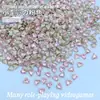 6*7mm Coração Torto Base Pontiaguda Formato Especial Diamante para Nail Art Pequeno Mini Joia para Nail Art Material para Polimento de Unhas Usável Atacado