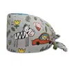 AliExpress Gorro Quirúrgico Estampado en Caliente Gorro de Médico para Laboratorio Gorro sin Visera para Enfermera Gorro Posparto Gorro para el Hogar Gorro de Cúpula